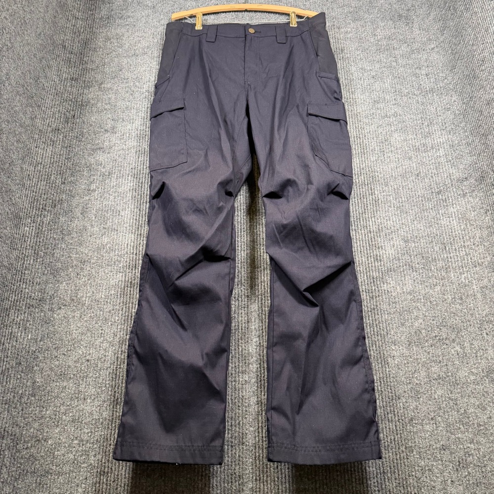Vertx Pro Tactical Cargo Pants Mens 34x32 Black Ripstop Rugged Workwear Gorpcore